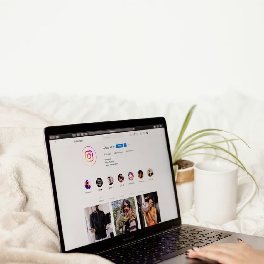 Creator working on content